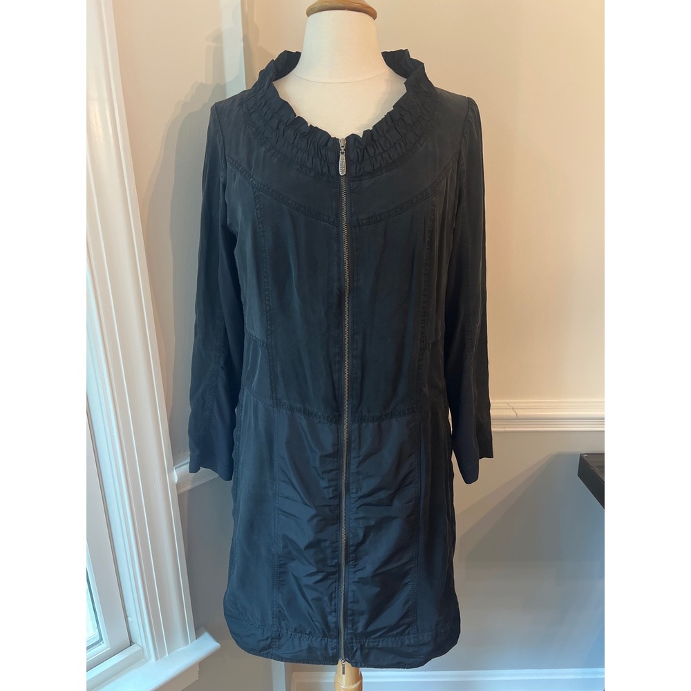 C'arla du Nord Lagenlook Dress Scandi Nordic Style Black Size Large